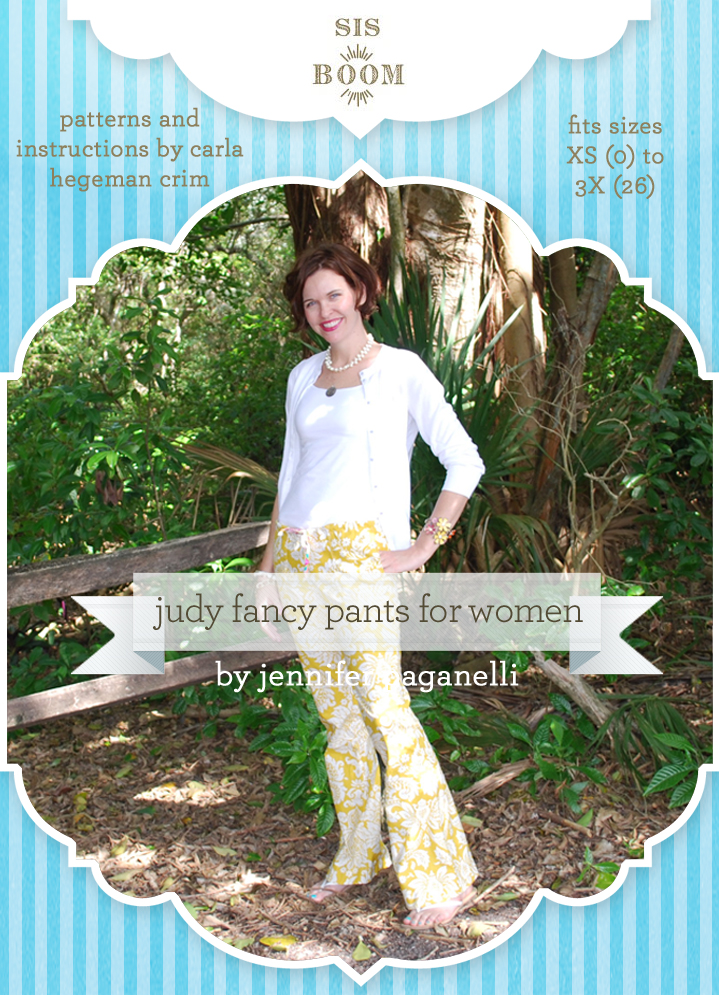 Judy Fancy Pants Pattern Cover
